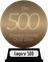 Empire's The 500 Greatest Movies of All Time (bronze) awarded at 24 June 2014