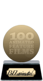 BFI's 100 Animated Feature Films (gold) awarded at 16 June 2018
